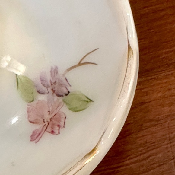 🌟HP🌟VTG 1930s-40s Fenton White Milk Glass Boudoir Lamp w/ Hand Painted Flowers - Picture 14 of 14